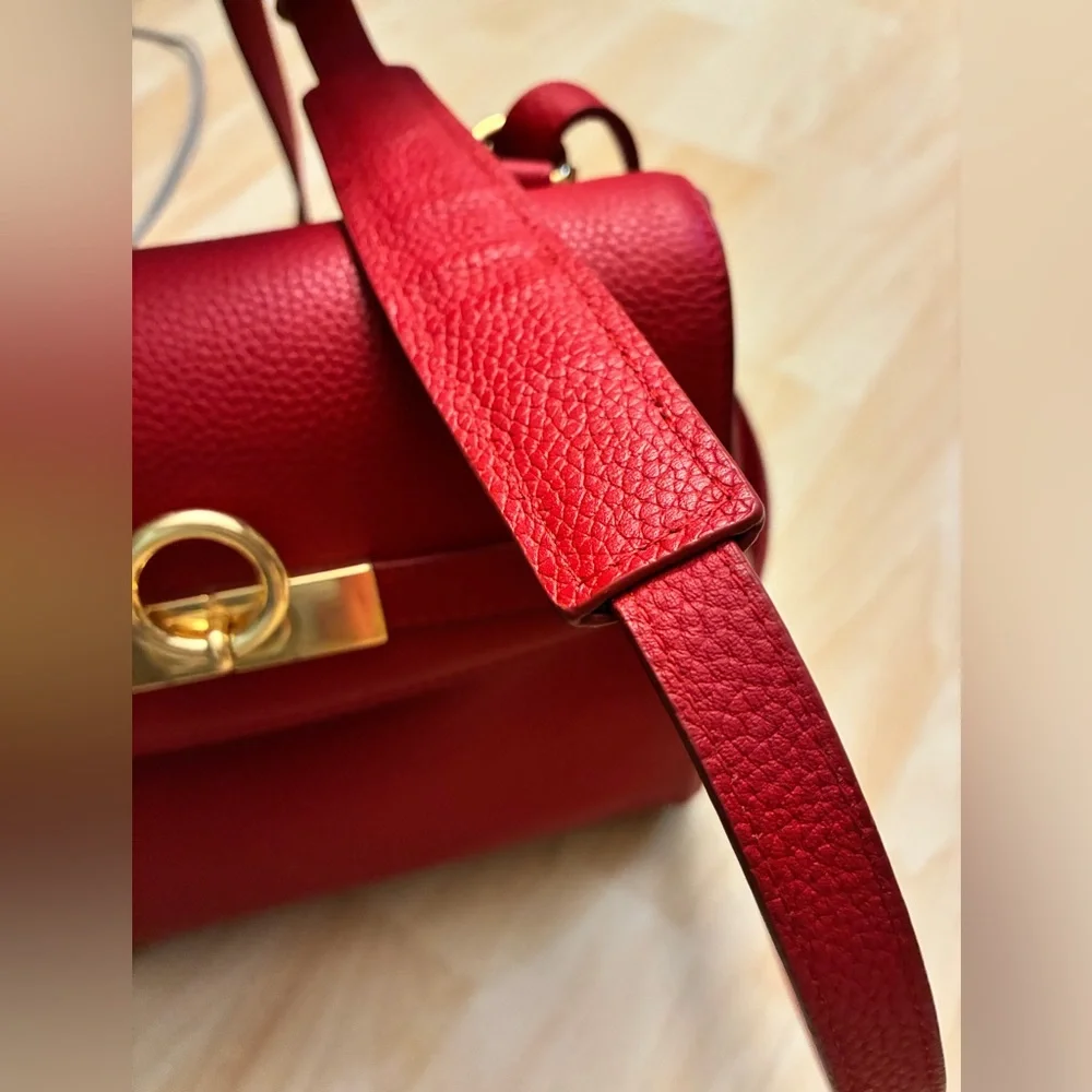 Parisa Wang Red Leather convertible bag